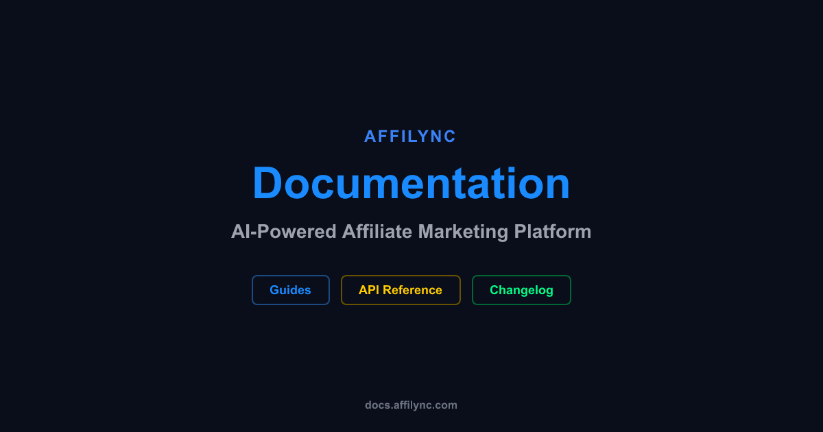 Notifications API | Affilync Docs